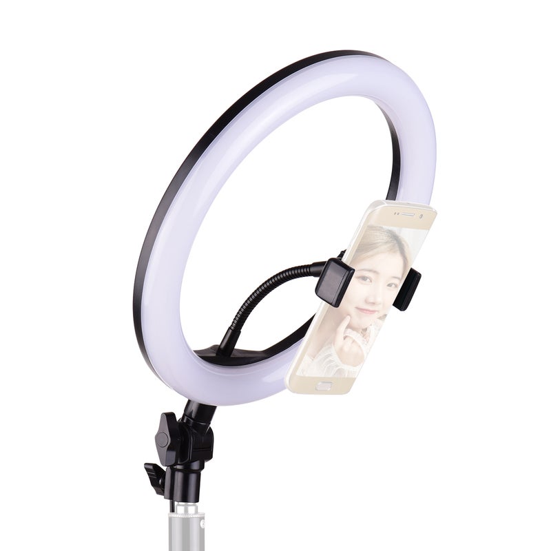 docooler 26cm Fill-in LED Ring Light Kit Black/White - Image 4