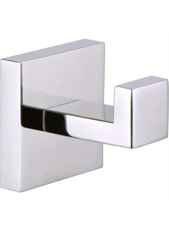 Brushed Golden Heavy Duty Metal Wall Hook Modern Square Design Bathroom Kitchen - Image 2