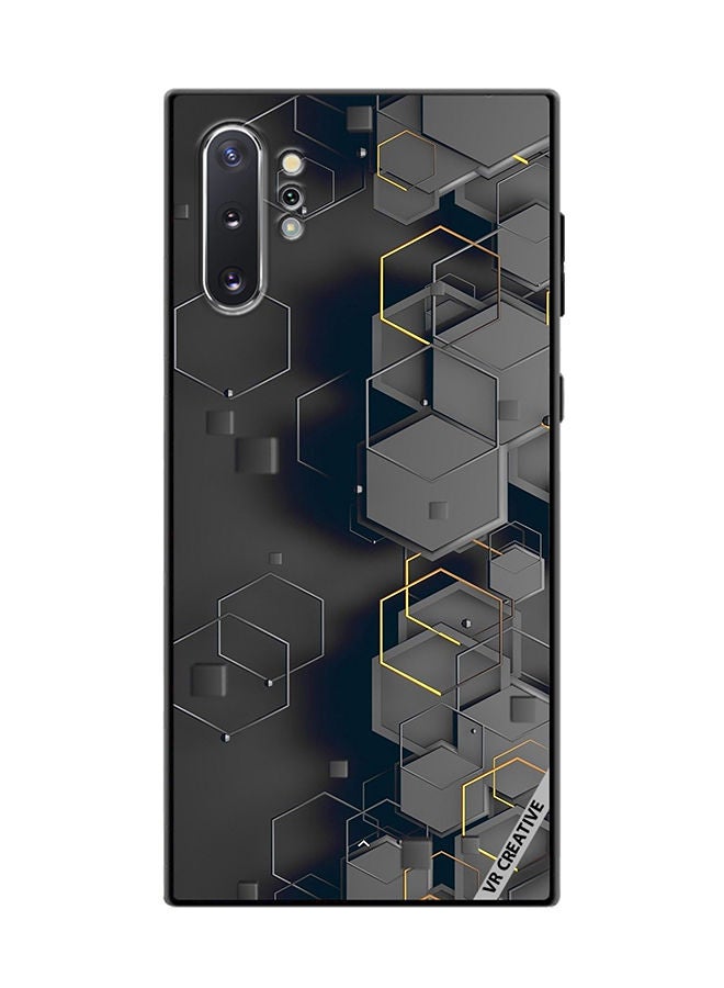 VR CREATIVE Protective Case Cover For Samsung Galaxy Note10 Plus 5G Abstract Design Multicolour - Image 1