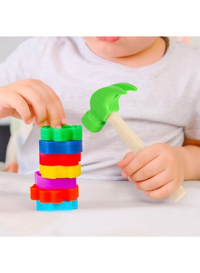 Fowecelt Wooden Hammer Toys Simulation Hammers Maintenance Tools Educational Toys For Kids Birthday Party Games Supplies - Image 4