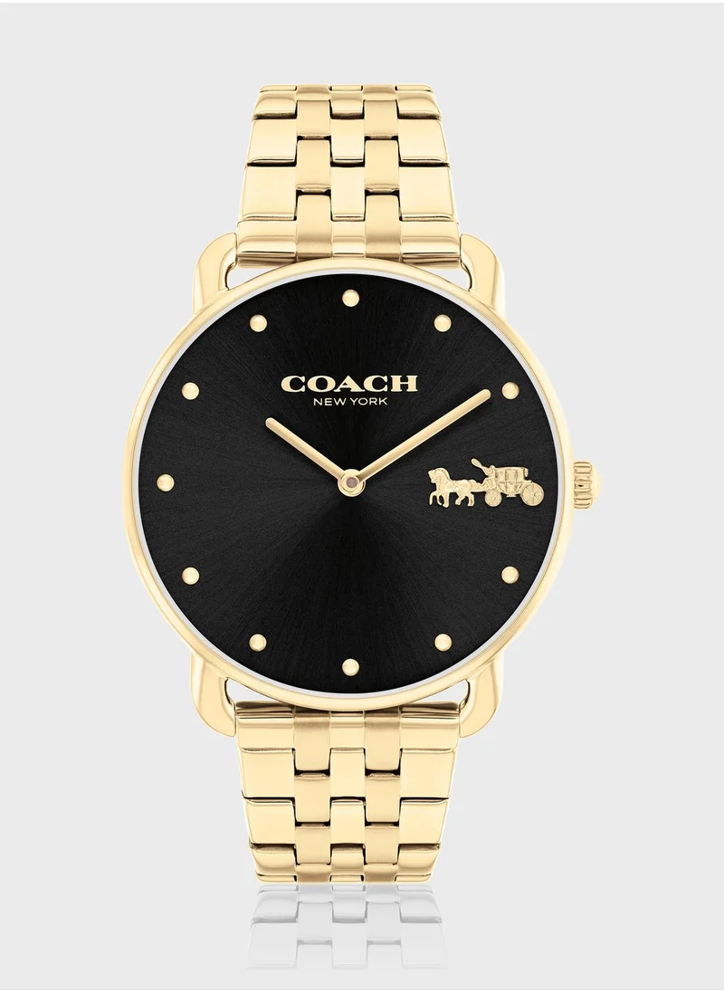 COACH Steel Strap Analog Watch