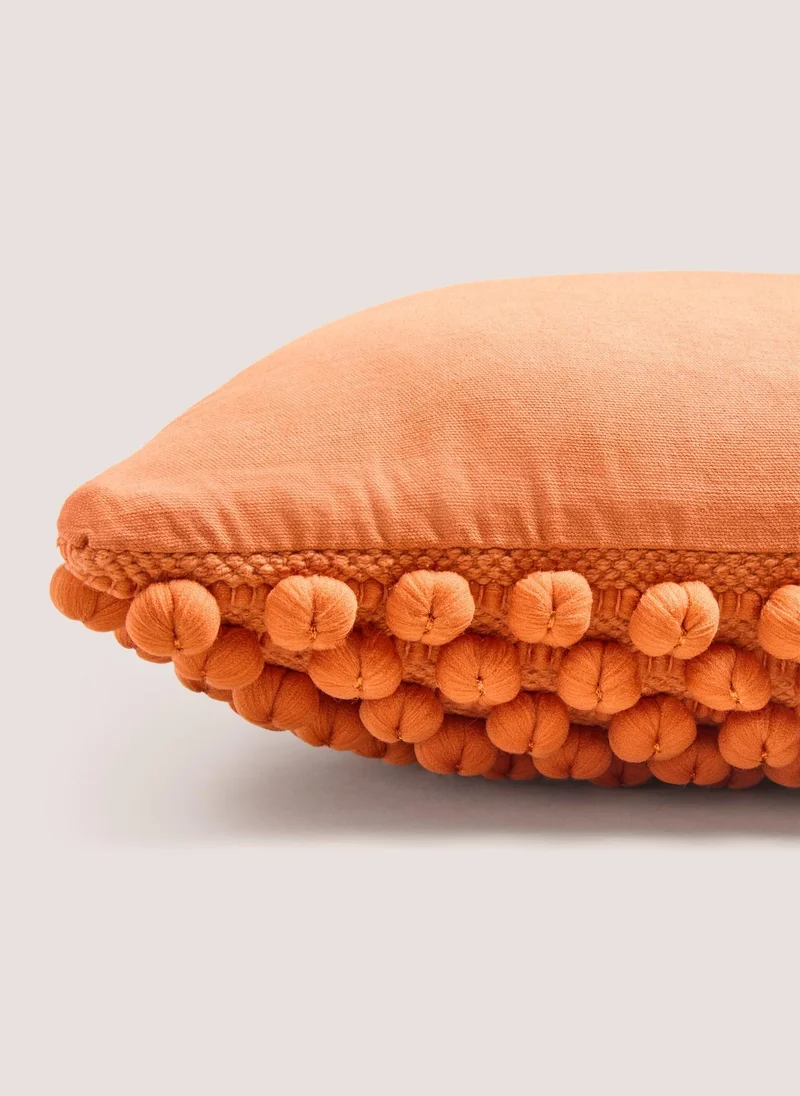 Matalan Orange Bobble Cushion