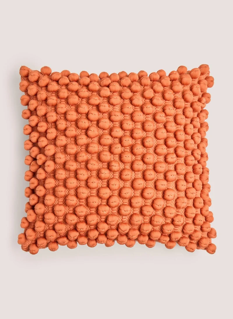 Matalan Orange Bobble Cushion