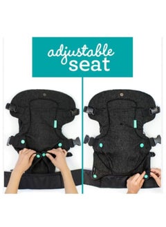 Zimtal Flip Advanced 4-in-1 Carrier: Ergonomic, convertible, capable of carrying older children weighing 3.5 to 14.5kg both face-in and face-out on the front and back  - Image 2