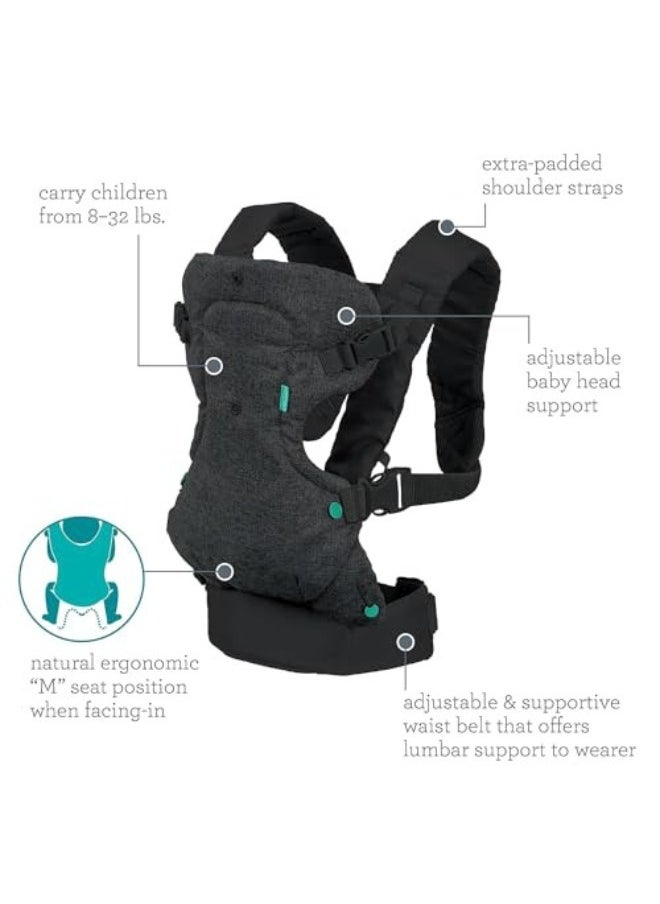 Zimtal - Flip Advanced 4-in-1 Carrier: Ergonomic, convertible, capable of carrying older children weighing 3.5 to 14.5kg both face-in and face-out on the front and back - Image 1