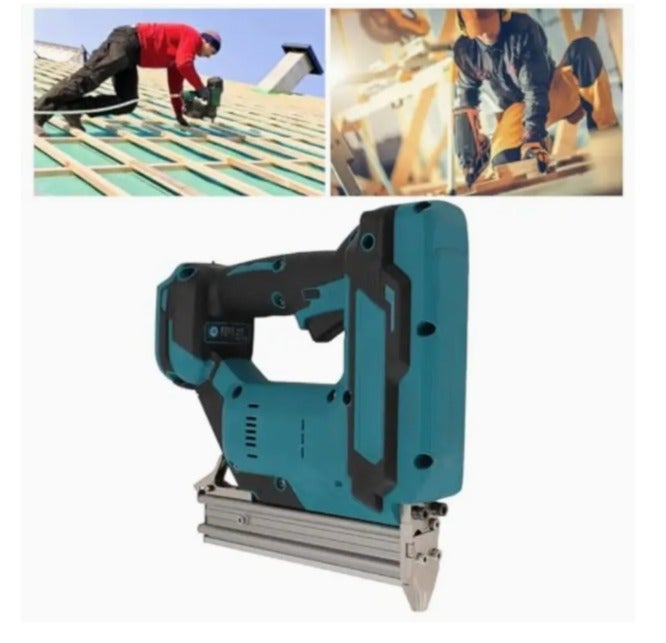 JINSOO Lithium Battery Nail Gun, cordless nail gun, 2 batteries, 1 charger, 1 storage box. Applicable scenarios: Home maintenance, professional carpentry, handicraft production, etc. - Image 5