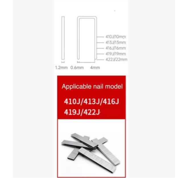 JINSOO Lithium Battery Nail Gun, cordless nail gun, 2 batteries, 1 charger, 1 storage box. Applicable scenarios: Home maintenance, professional carpentry, handicraft production, etc. - Image 4