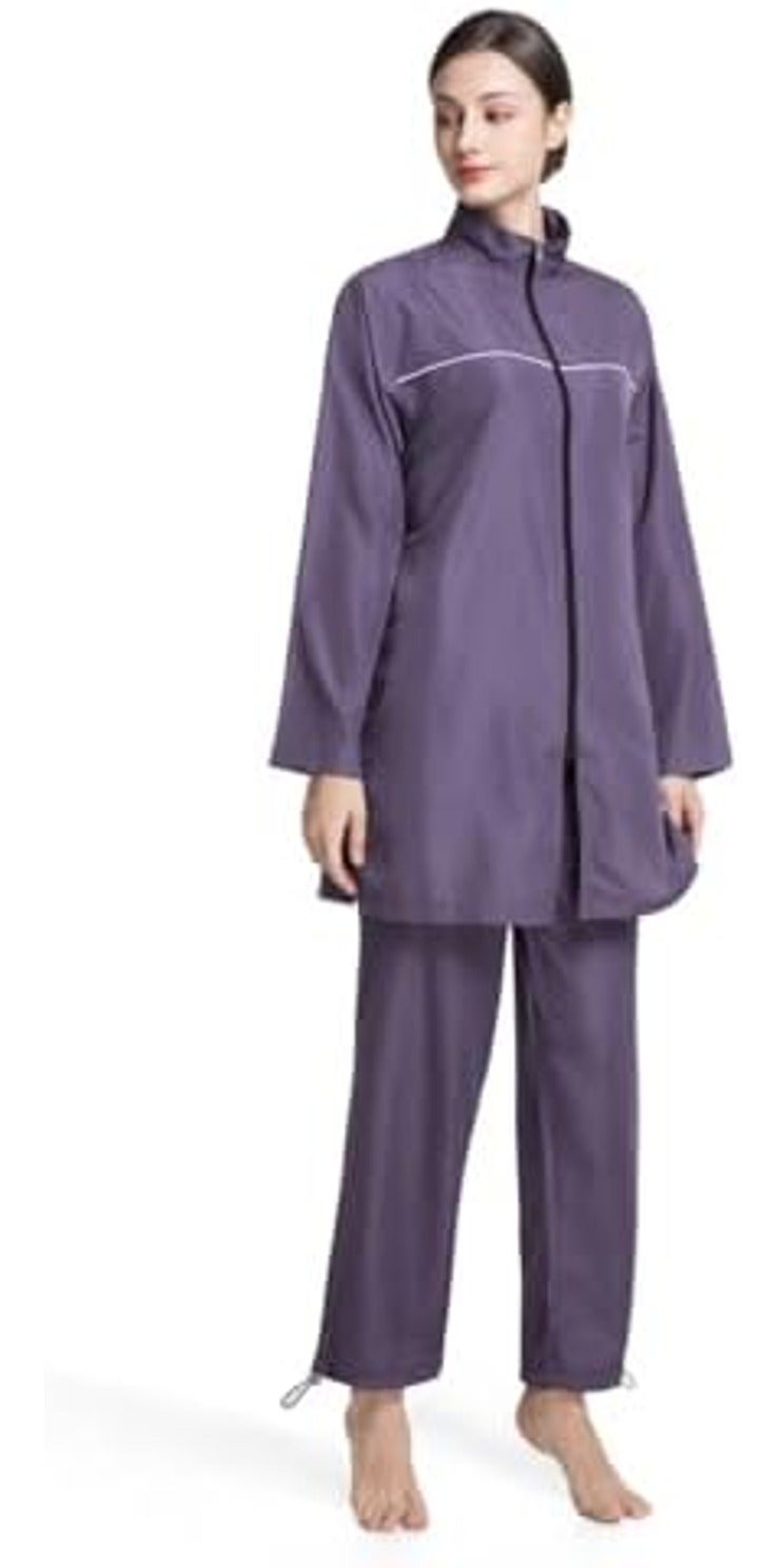 Modest Swimwear for Women, Full Coverage Burkini Set with  Hijab - Image 4