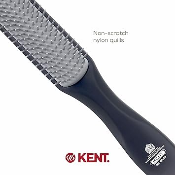 KENT فرشاة شعر كينت للرجال ضيقة KFM3 9 صفوف مصممة لتصفيف يومي للرجال باستخدام منتجات التصفيف - Image 5