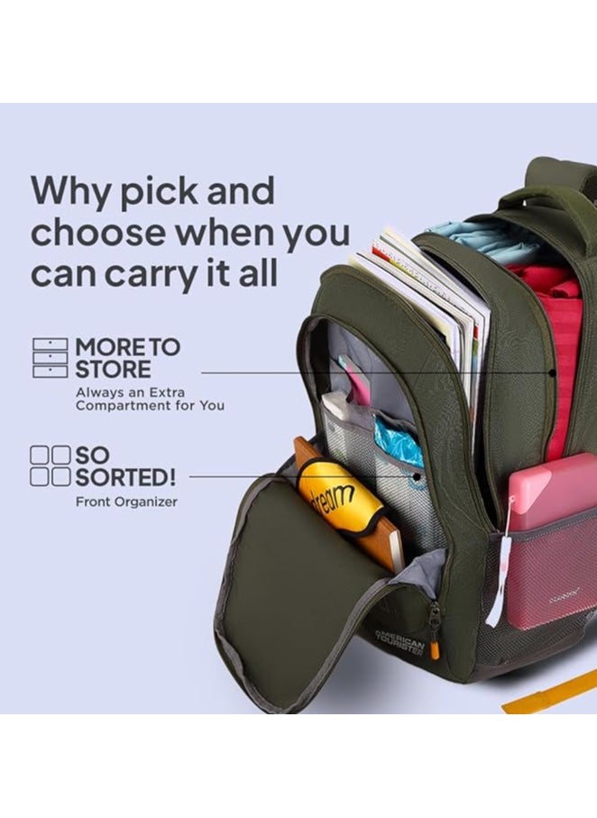 AMERICAN TOURISTER - American Tourister Fizz Backpack School bag for travel with Organizer Bottle compartment water resistant backpack for Men, Women, Boys Laptop Backpack for College Gift for Men & Women - Image 1