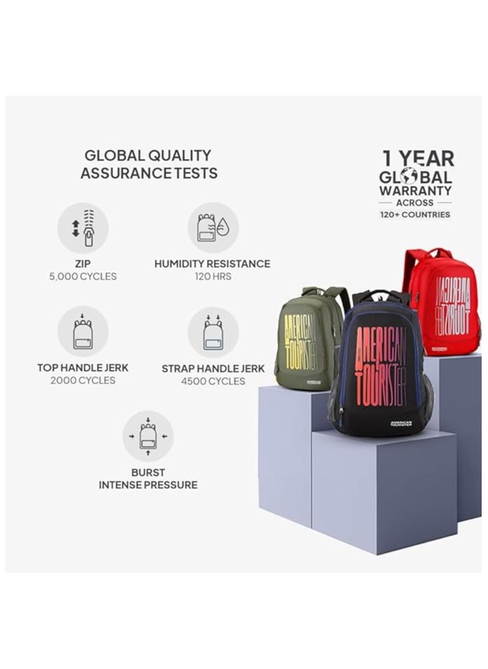 AMERICAN TOURISTER - American Tourister Fizz Backpack School bag for travel with Organizer Bottle compartment water resistant backpack for Men, Women, Boys Laptop Backpack for College Gift for Men & Women - Image 1