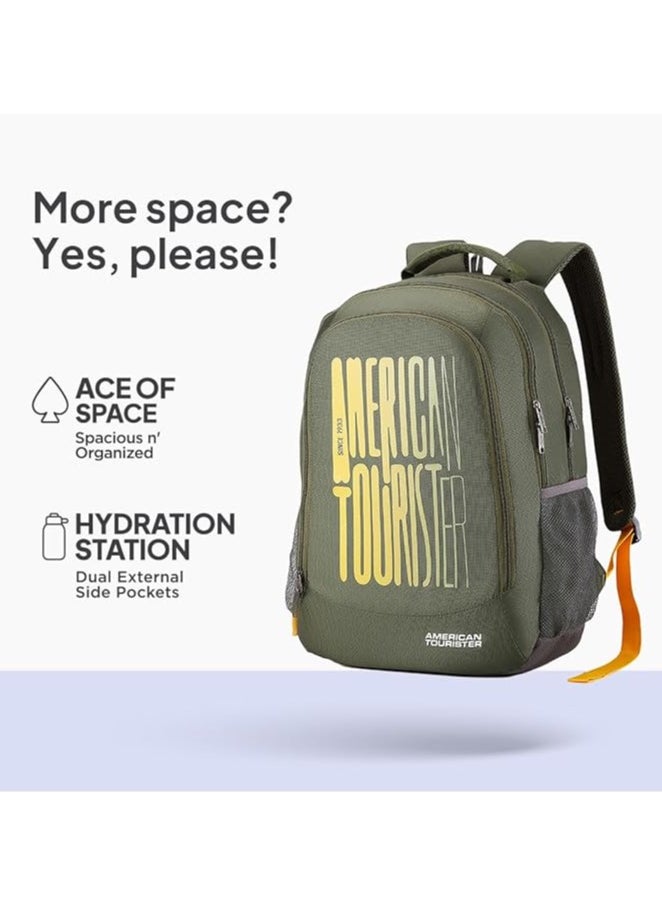 AMERICAN TOURISTER - American Tourister Fizz Backpack School bag for travel with Organizer Bottle compartment water resistant backpack for Men, Women, Boys Laptop Backpack for College Gift for Men & Women - Image 1