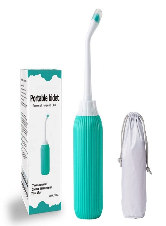 WOTOFY Portable Bidet Bottle for Travel (Green, 500 ML) - Image 1