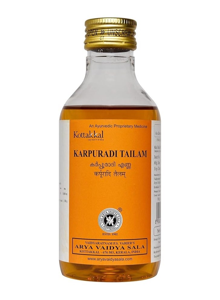 Kottakkal ayurveda Karpuradi Tailam 200ml - Image 1