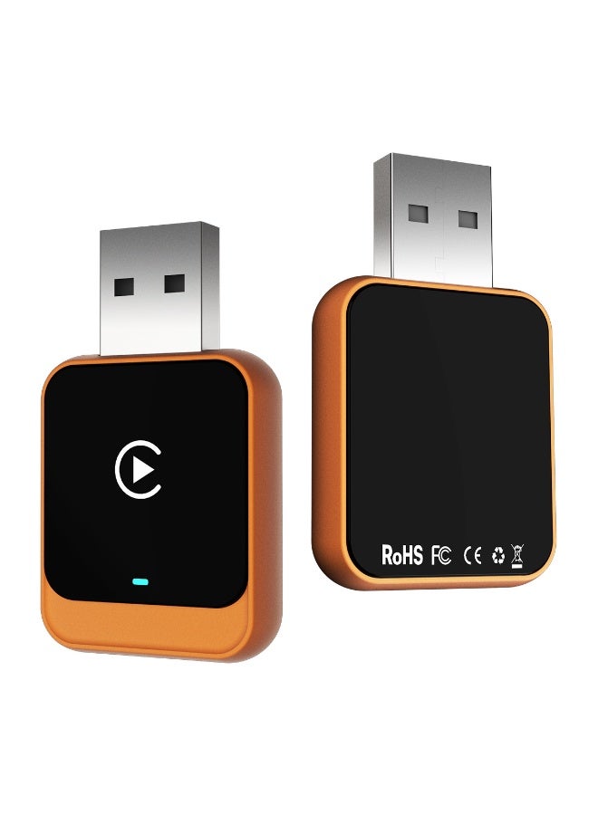 محول سلكي إلى لاسلكي كار بلاي ميني - صندوق اتصال ذكي للسيارة متوافق مع آبل / أندرويد