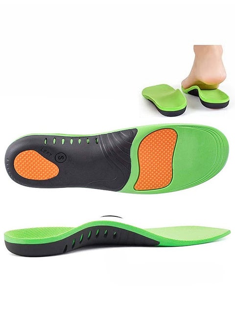 Orthotic Insole Plantar Fasciitis High Arch Support Shoes Inserts For Flat Feet Foot Valgus, Work Boot Insoles Relieves Foot Pain Heel Pain For Men Women(XS: 35-37 24.5CM)