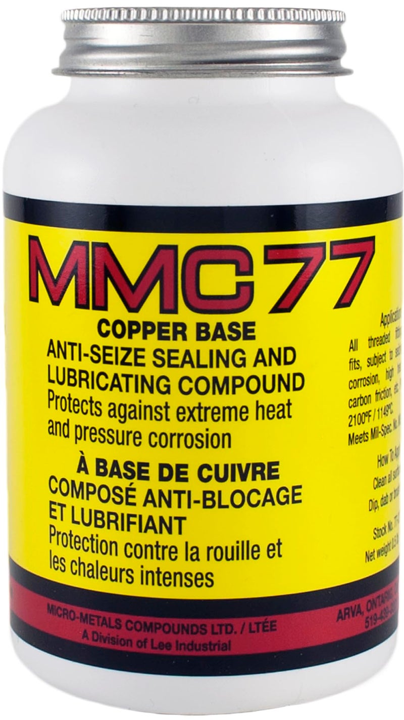 MMC77 Copper Base Anti-Seize Lubricant Compound 2100°F (16oz) - Image 5