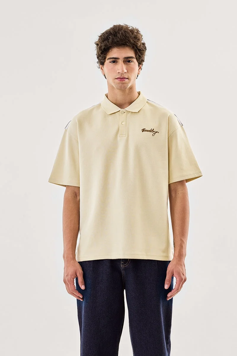سنيتش Polo Graphic Oversized T-Shirt