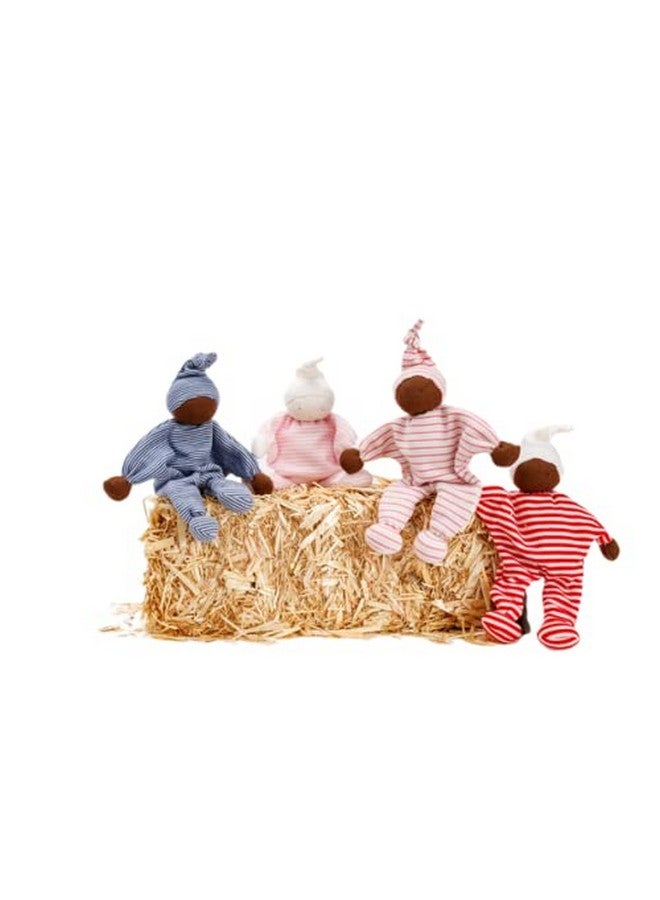 Under the Nile Organic Cotton Black Baby Buddy Blue And White Stripe - Image 3