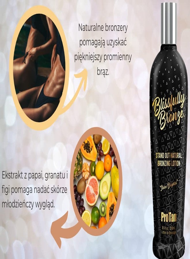 PRO TAN Blissfully Bronze Bronzing Tanning Bed Lotion 8.5 fl oz - Image 3