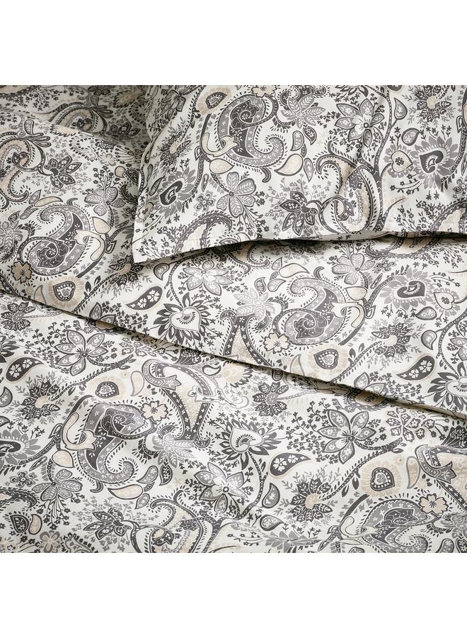 erorex Duvet cover and pillowcase, grey/white, 150x200/50x80 cm - Image 4