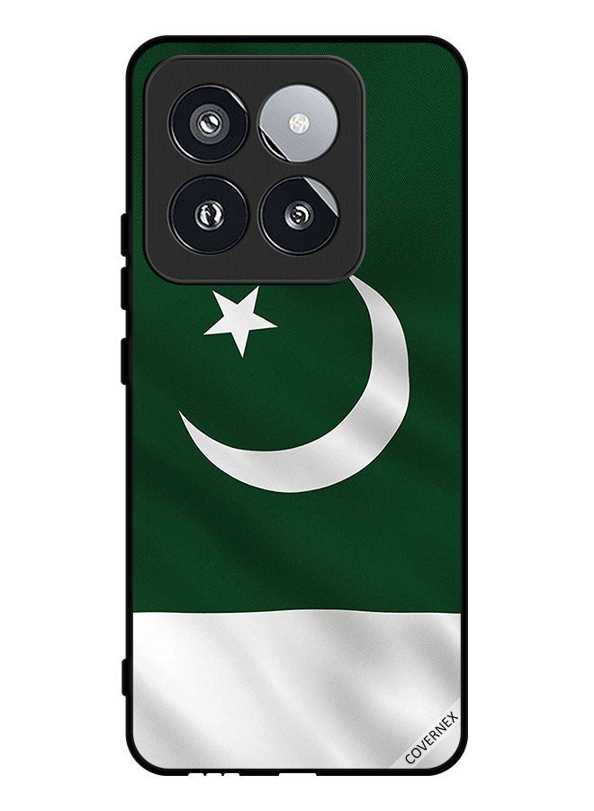 Covernex Protective Case Cover For Xiaomi 14 Pro Pakistan Flag - Image 1