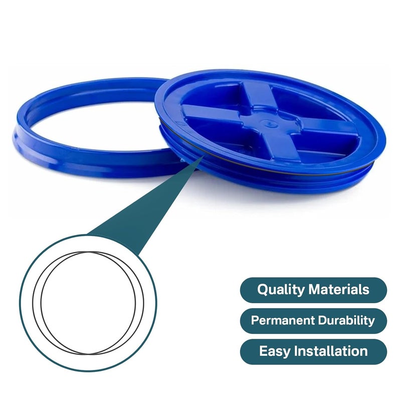 SuperDi Replacement for Gamma Seal Replacement O-Ring (one Pair) for 12" lids (3, 5 & 6 Gallon Buckets) (Pack of 2) - Image 4