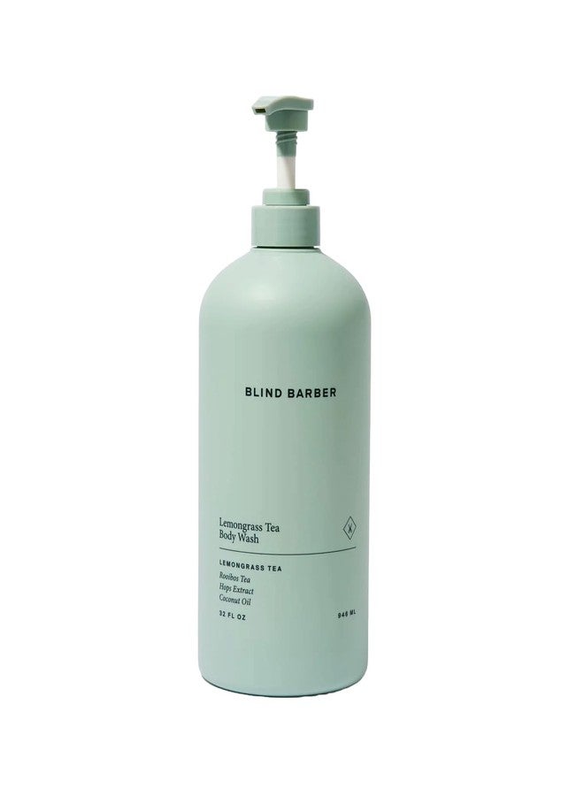 Blind Barber Lemongrass Tea Shower Gel for Men - A Daily Sulfate Free Body Wash for Clean, Hydrated Skin - Refreshing Formula Designed to Remove Build-Up + Debris -32 oz - Image 1