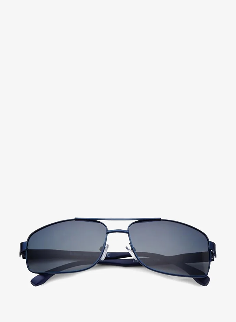 Lee Cooper  Men's Polarized Sunglasses Dark Blue Frame Gradient G15 Mirror Lens 64mm  - LC1203C01 for Men | Best Price UAE
