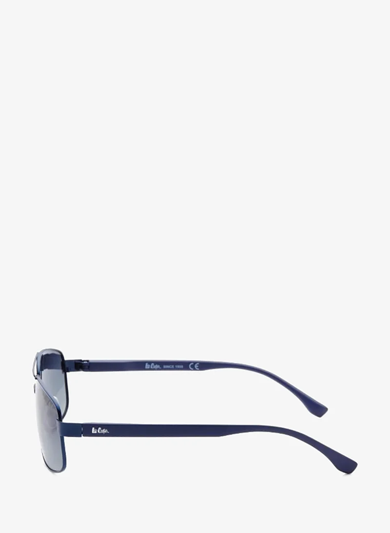 Lee Cooper  Men's Polarized Sunglasses Dark Blue Frame Gradient G15 Mirror Lens 64mm  - LC1203C01 for Men | Best Price UAE