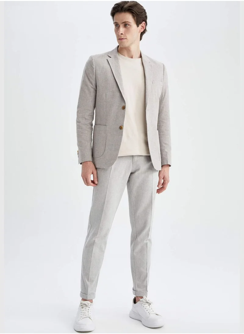 DeFacto Man Slim Fit Mono Neck Blazer