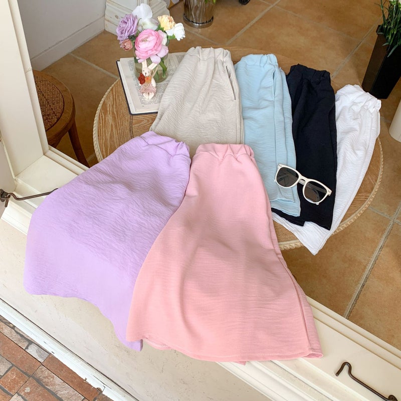 Children'S Yamamoto Pants New Lightweight Breathable Wide Leg Pants For Boys And Girls Anti-Mosquito Pants Loose Casual Pants Turnip Nine-Point Trendy - Image 4