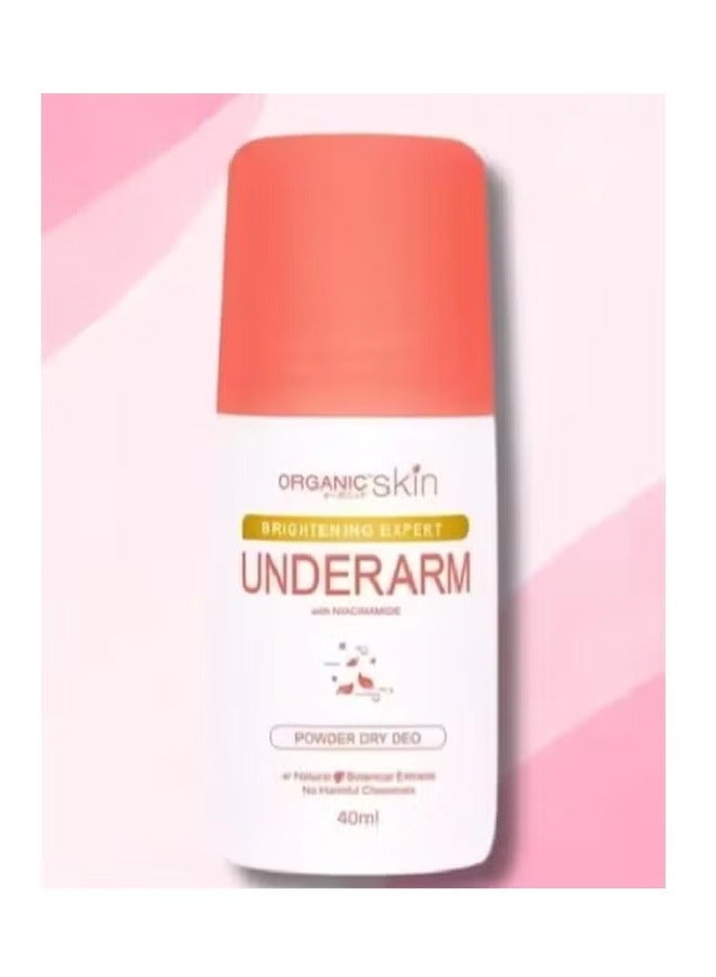 ORGANIC SKIN UNDERARM POWDER DRY DEO 40ml - Image 1