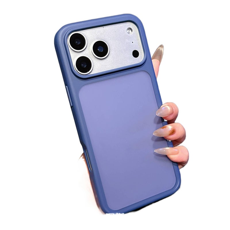 PC Protective Case for iPhone 17 / 17 Air / 17 Pro / 17 Pro Max with Shockproof and Drop Protection plus Shockproof plus Skin Feel plus Matte Finish in Blue - Image 1