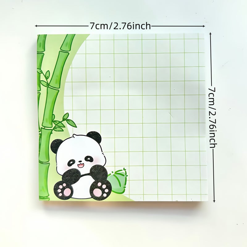 Panda Sticky Notes 200 Sheets Mix 4 Books Reusable Self Adhesive Memo Pads - Image 2
