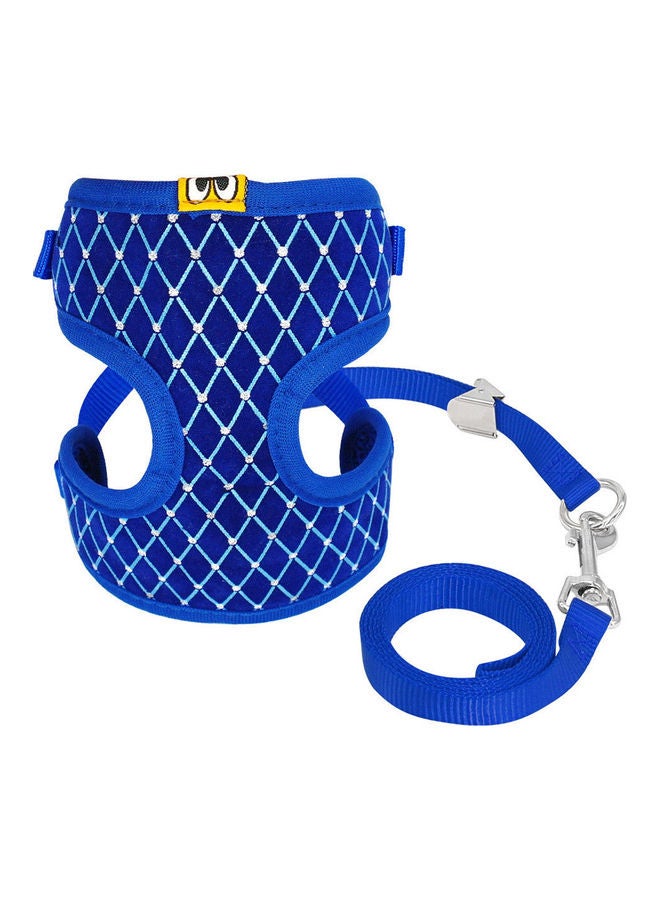 Generic Chest Traction Harness Belt Blue L 