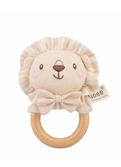 Wooden Ring Bow Tie Lion