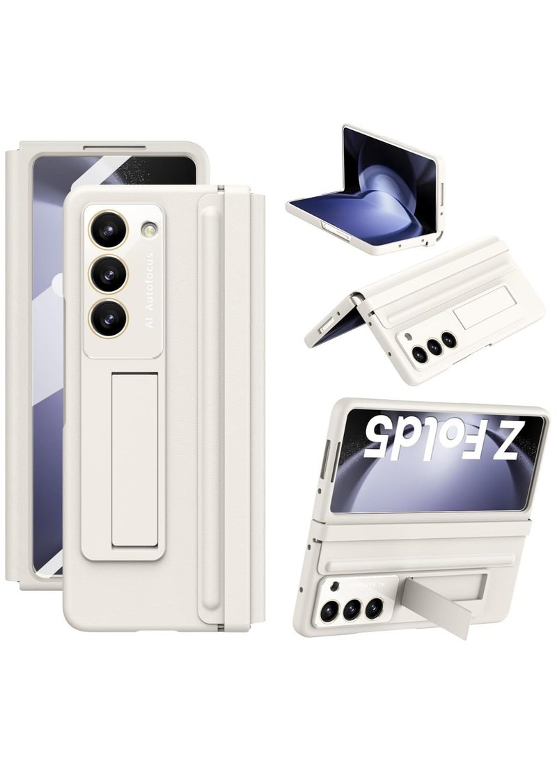 General - Case Compatible with Samsung Galaxy Z Fold 5, Rugged Cover Shockproof Hard Full-Body Protective Phone Case Cover with Screen Protector Case Compatible with Galaxy Z Fold 5 - Image 1