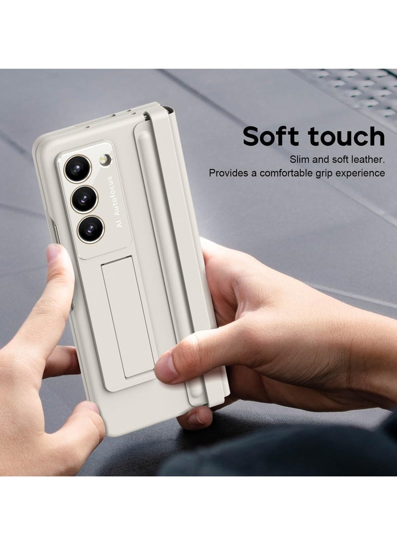 General - Case Compatible with Samsung Galaxy Z Fold 5, Rugged Cover Shockproof Hard Full-Body Protective Phone Case Cover with Screen Protector Case Compatible with Galaxy Z Fold 5 - Image 1