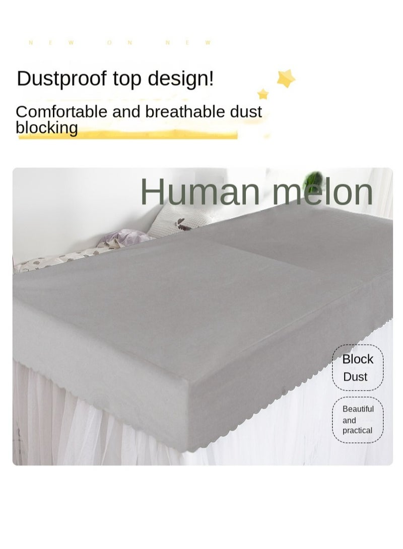 Bluejw Upper Deck Single Bed Curtain Privacy Bed Tent With Stand And Mosquito Net - Image 4