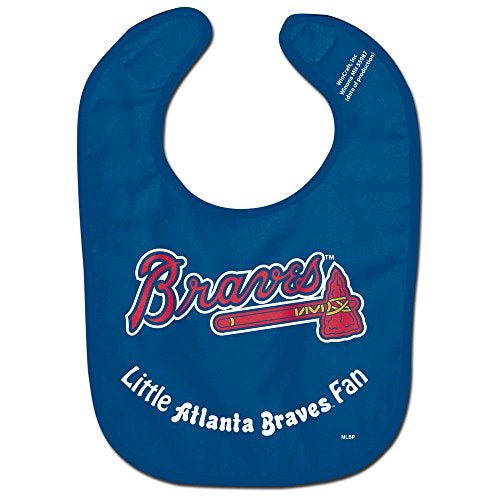 Wincraft MLB Atlanta Braves WCRA0115614 All Pro Baby Bib - Image 3