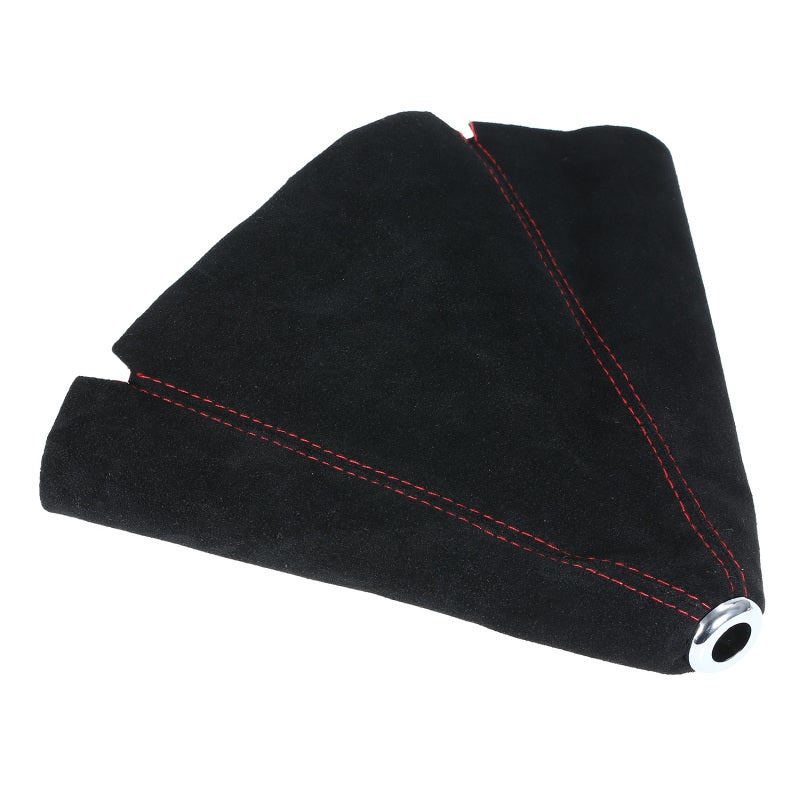 Vehicle Gaiter Boot: 100% New Premium PU Leather, Durable Soft Material - No Drilling DIY Install, Stylish Red Design for Universal Vehicle Use - Image 5