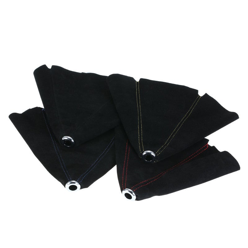 Vehicle Gaiter Boot: 100% New Premium PU Leather, Durable Soft Material - No Drilling DIY Install, Stylish Red Design for Universal Vehicle Use - Image 3