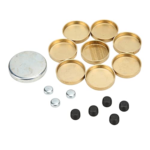 Camrusic Engine Freeze Plug Kit Brass Freeze Frost Expansion Plug Parts MPE-100BR Compatible with Chevy Small Block 283ci 305ci 327ci 350ci 1957-1997 - Image 5