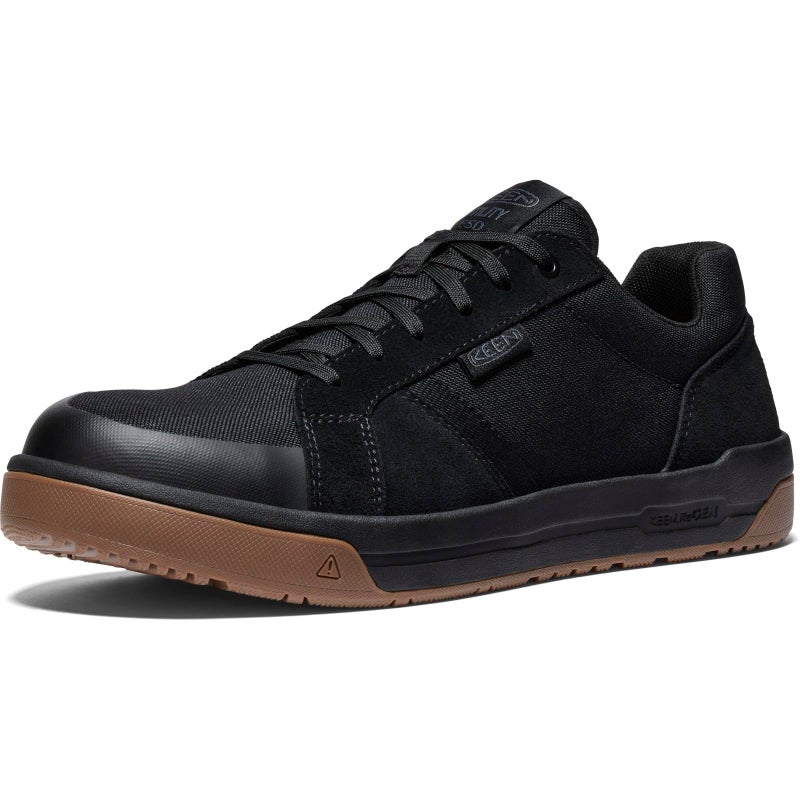 KEEN Utility Mens Kenton Low Height Composite Toe ESD Breathable Work Sneakers BlackGum 85 D - Image 2