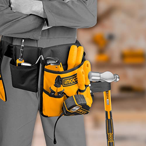 INGCO Ball Pein Hammer, 660g, Drop-forged hammerhead Heat treatment, 45# carbon steel, INGCO Style Fiberglass handle - Image 5