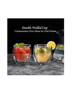 Double Walled Glasses Coffee Mugs for Espresso Coffee, Turkish Tea, Insulated Layer Coffee Cups, 6pcs Clear Glass Mugs, Espresso Shot Glass, Perfect for Cappuccino, Tea, Latte, Espresso, Hot Beverage, Wine, Microwave Safe Set of 6 pcs 80ml 250ml - pzsku/Z30A9779DABBFE8CBD447Z/45/_/1734753875/b299dfac-d88a-4225-b4ff-2b7a41b99370