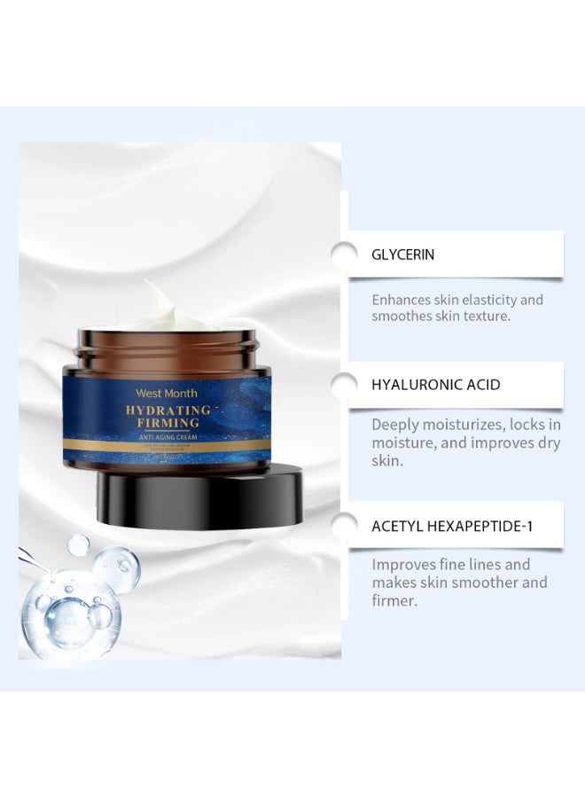 WEST MONTH Hydrating Firming Facial Cream, Daily Moisturizing Face Cream for Skin Care, 30g - Image 2