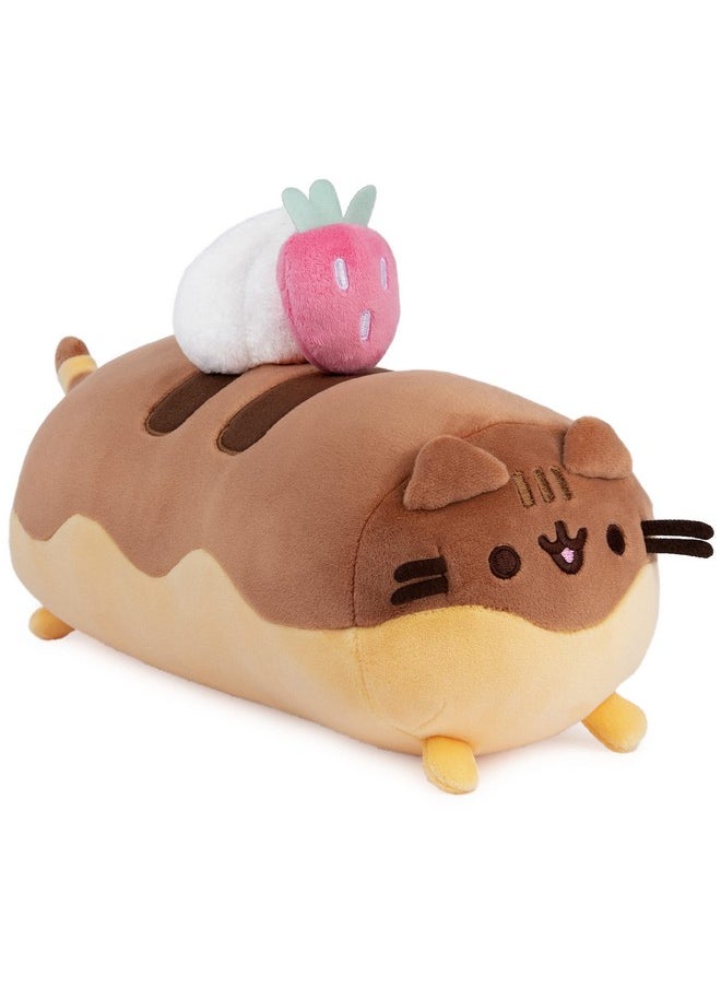 SPIN MASTER - Gund Pusheen Éclair Squisheen Plush Stuffed Animal For Ages 8 And Up Brown Yellow 11” - Image 1