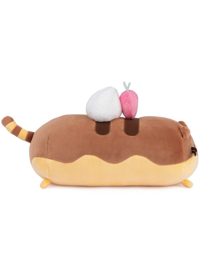 SPIN MASTER - Gund Pusheen Éclair Squisheen Plush Stuffed Animal For Ages 8 And Up Brown Yellow 11” - Image 1